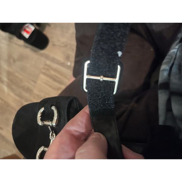 Jeffrey Campbell Women's Timeless Black Suede Platform Sandals Size 7.5 - Picture 8 of 8